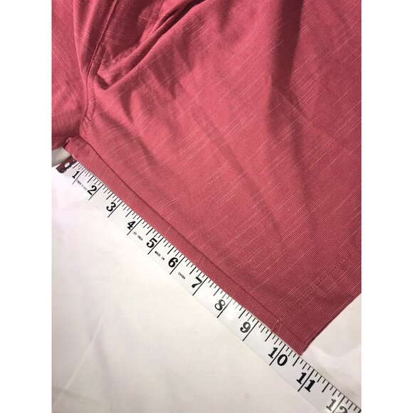 Travis Mathew Men's Watermelon Red Bermuda Golf Shorts - Picture 6 of 8
